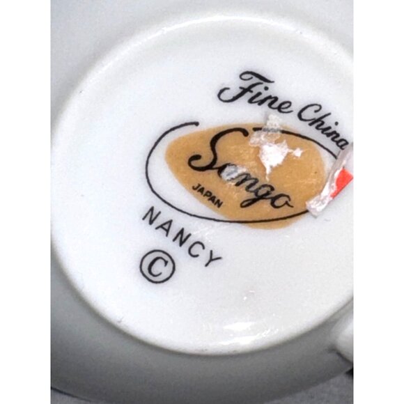 Vintage Sango Fine China Teacup With Pink Floral Design Made In Japan - Picture 4 of 5